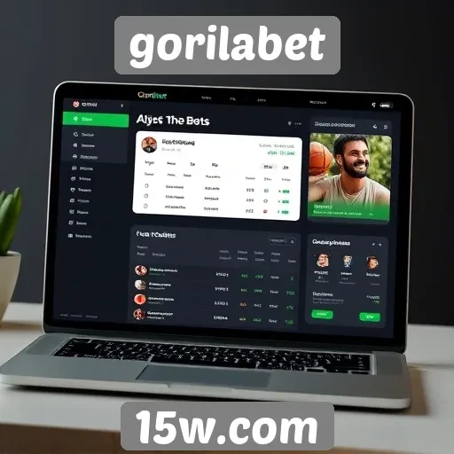 Análise da interface do usuário do site gorilabet